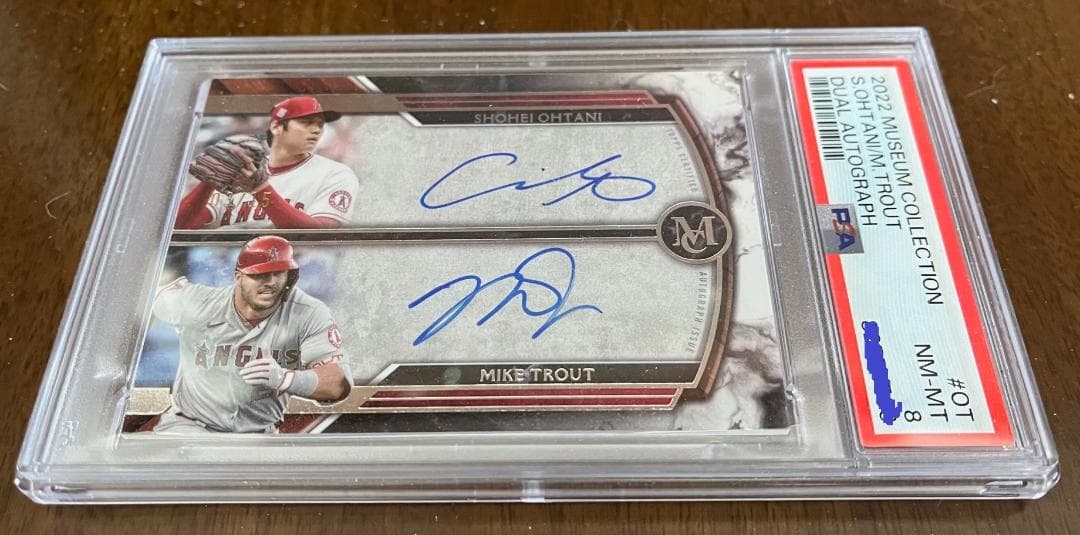 大谷翔平,トラウトDUAL AUTOGRAPHS CARD #OT