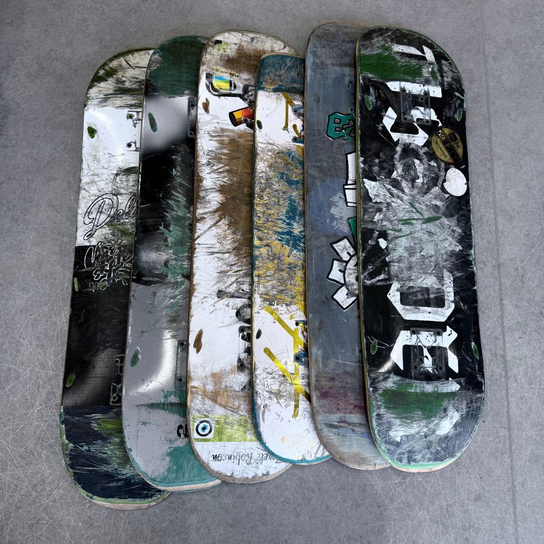 【廃デッキまとめ売り】スケートボード　デッキ　12枚セット LOWTEC