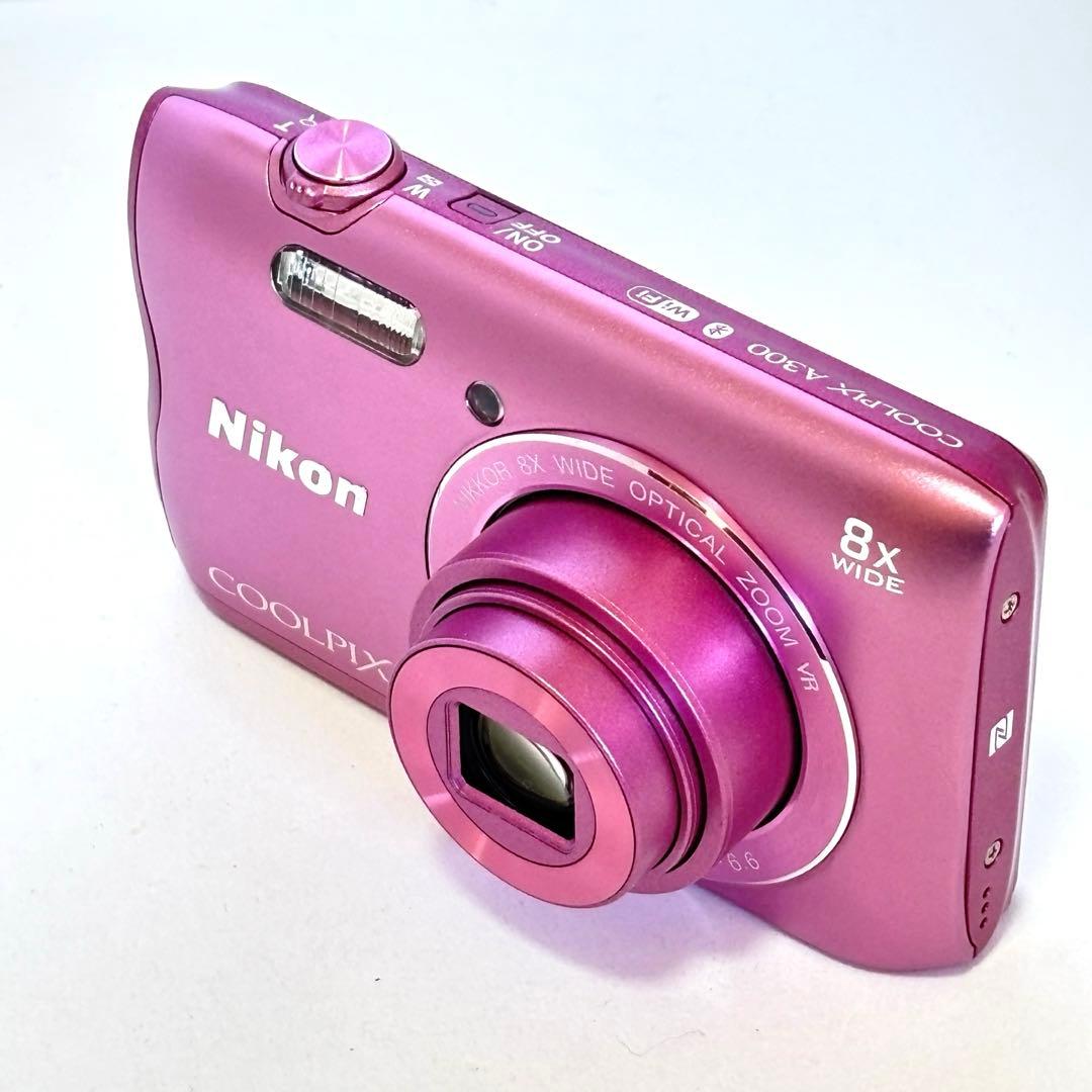 【美品】Nikon coolpix A300 ニコン　デジカメ　ピンク