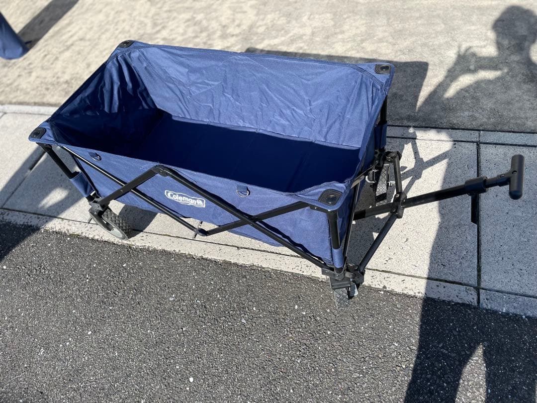 Coleman 折りたたみキャリーカート ネイビー