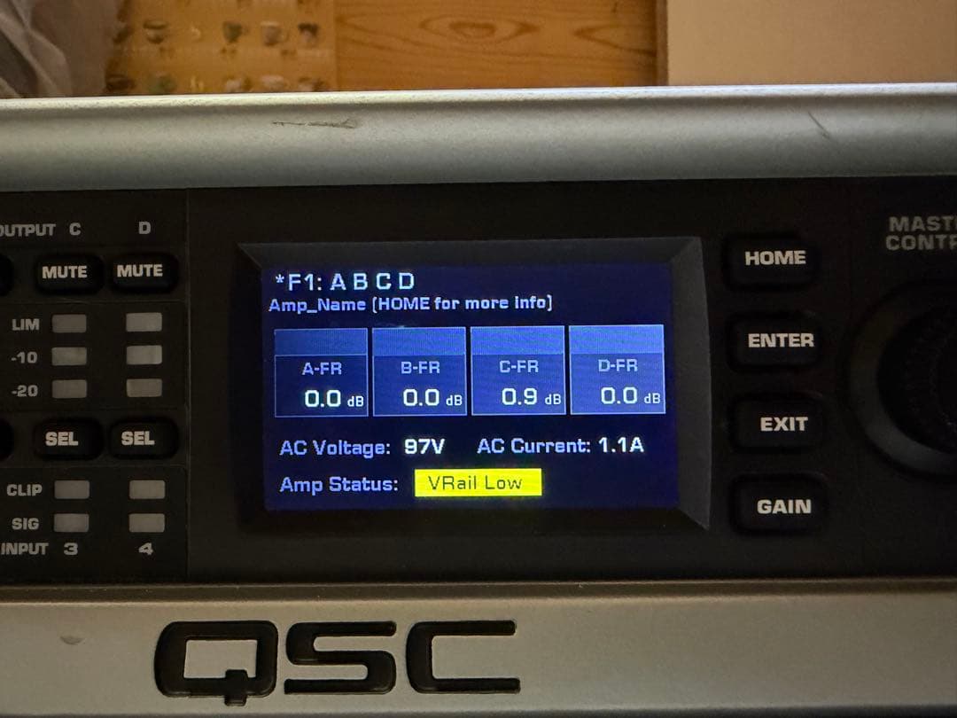 QSC PLD 4.2 プロセッサーアンプ 1600W