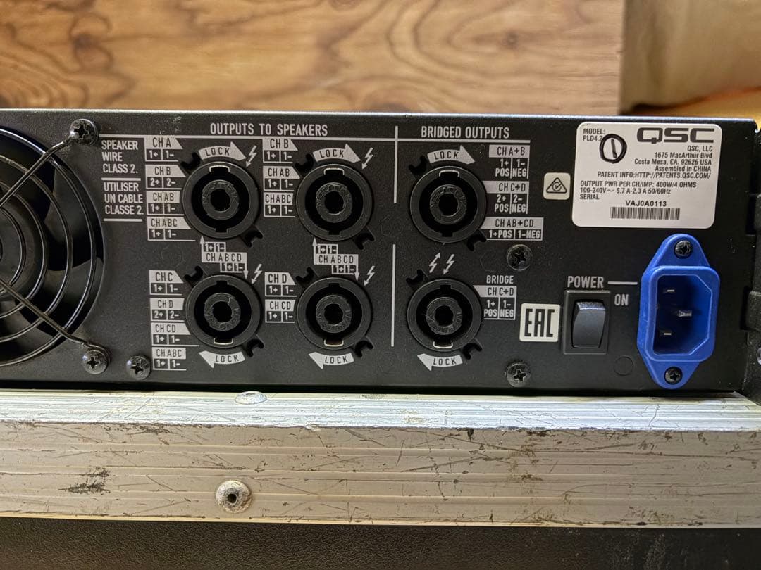 QSC PLD 4.2 プロセッサーアンプ 1600W