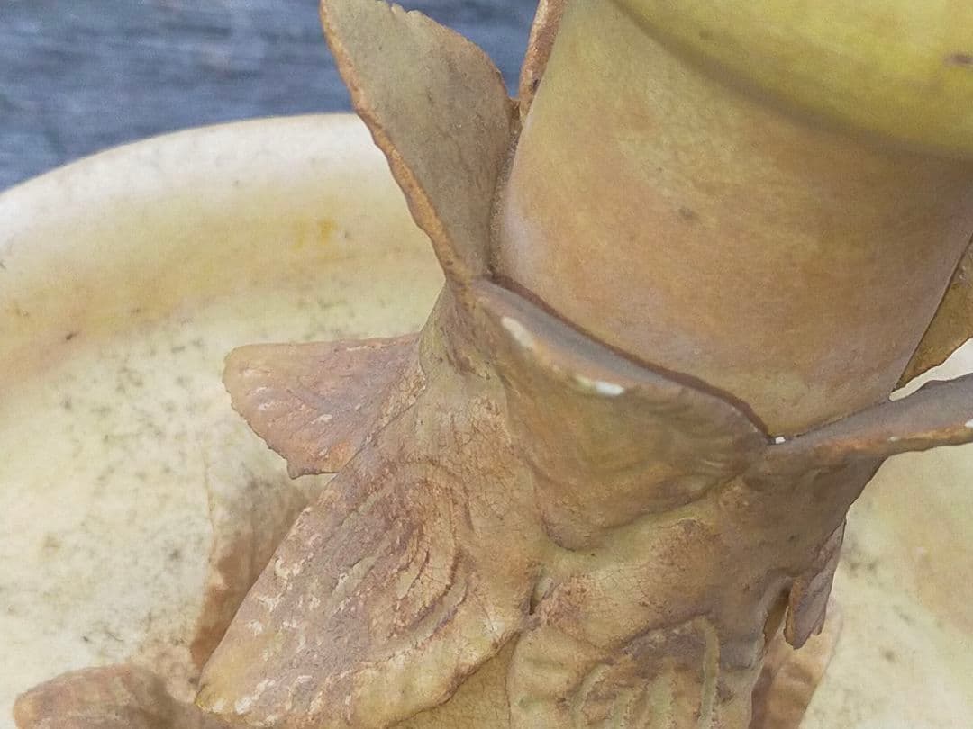 ♥中国　発掘品　高杯　骨董品