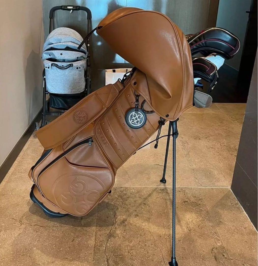 【即発送】 G/FORE ジーフォア ゴルフ キャディバッグ ブラウンスタンド式