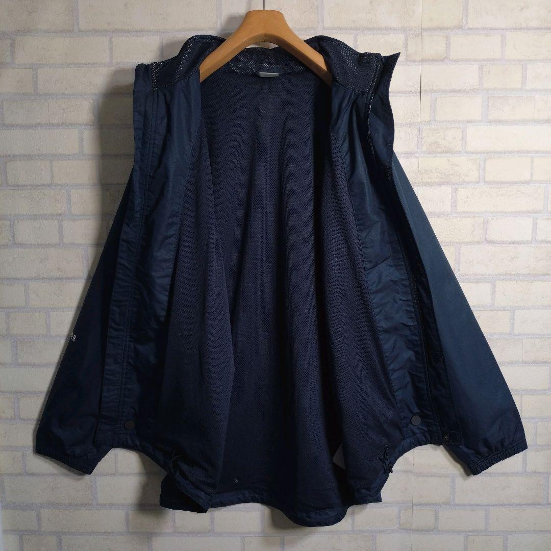 ナイキ★00s インテル PIRELLI 刺繍ロゴ ナイロンジャケット 紺 XL