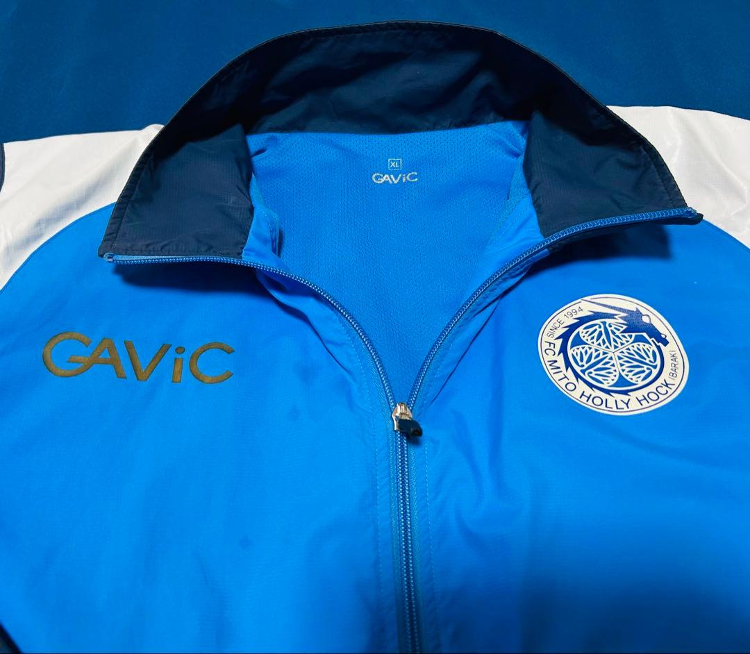 水戸ホーリーホック　選手着用品　フルジッパー ウィンドブレーカー 青