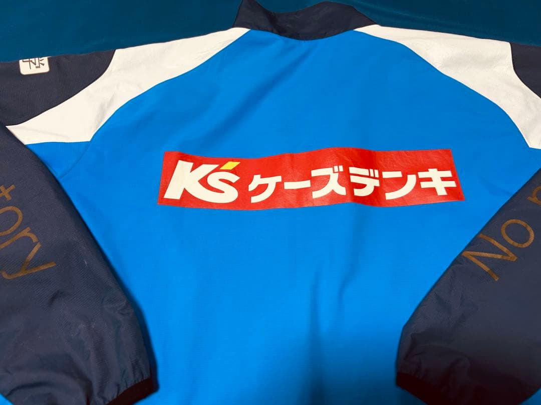 水戸ホーリーホック　選手着用品　フルジッパー ウィンドブレーカー 青