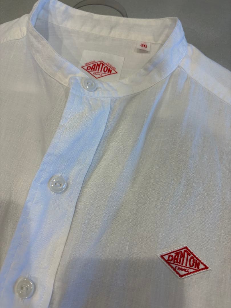 ダントン　リネンシャツ　長袖　麻100%