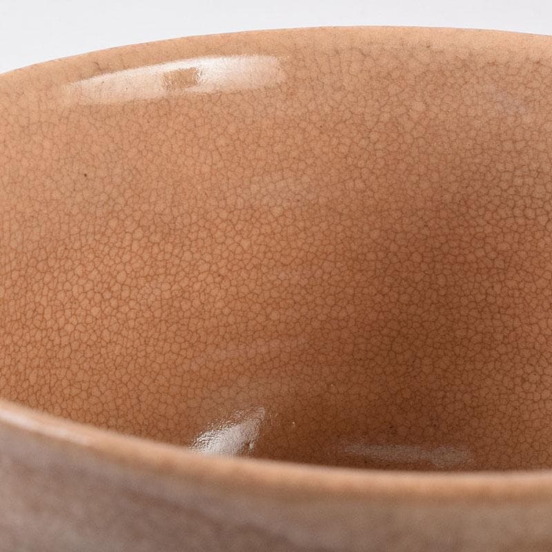 茶道具　二代　真清水蔵六作　立鶴文　茶碗　共布　三代　蔵六識箱　C　R9029