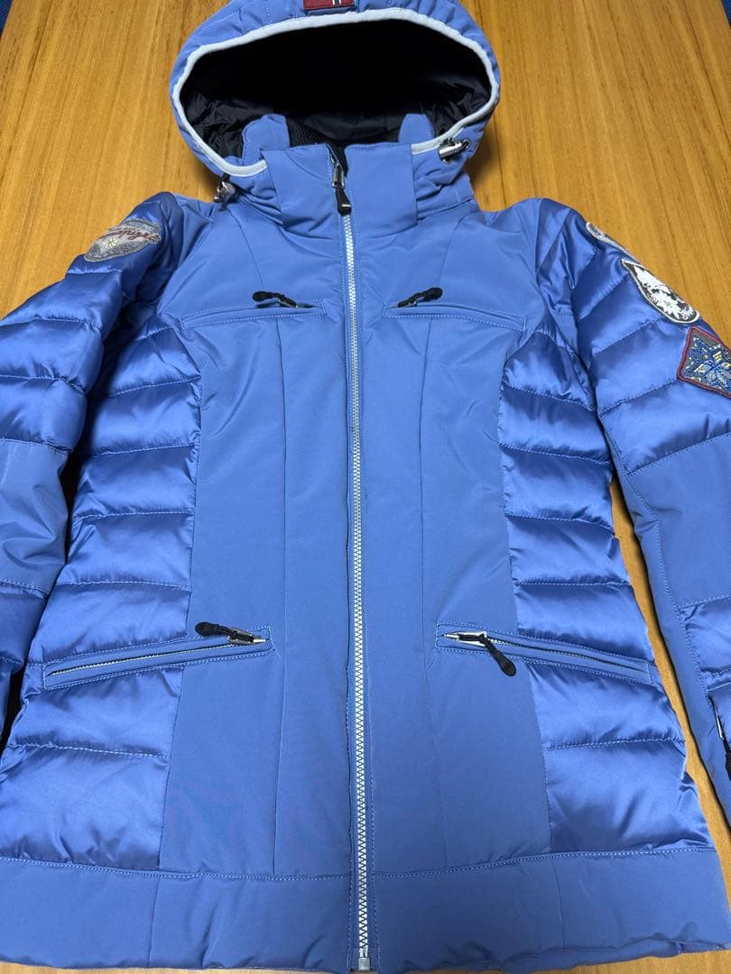 NAPAPIJRI レディース Mブルー ナパピリ SKI ダウン スノーウェア