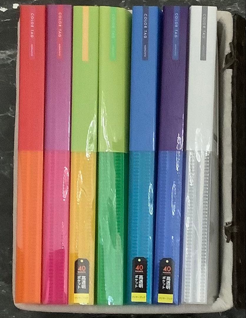 クリヤーブック〈カラータグ〉（固定式）Bi-COLOR※廃盤品