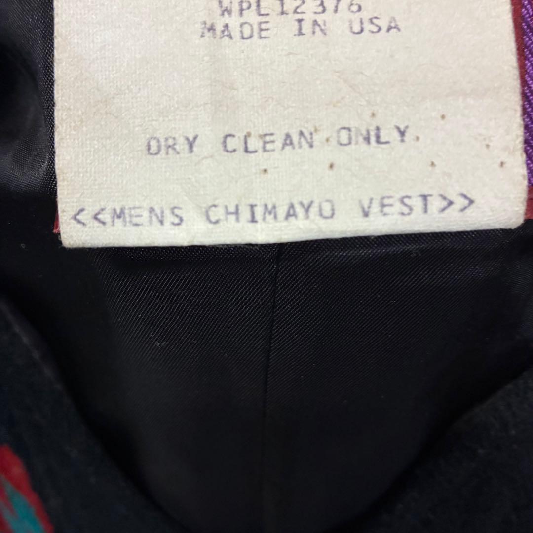 80s 90s Golden Pioneer Wear チマヨベスト オルテガ柄