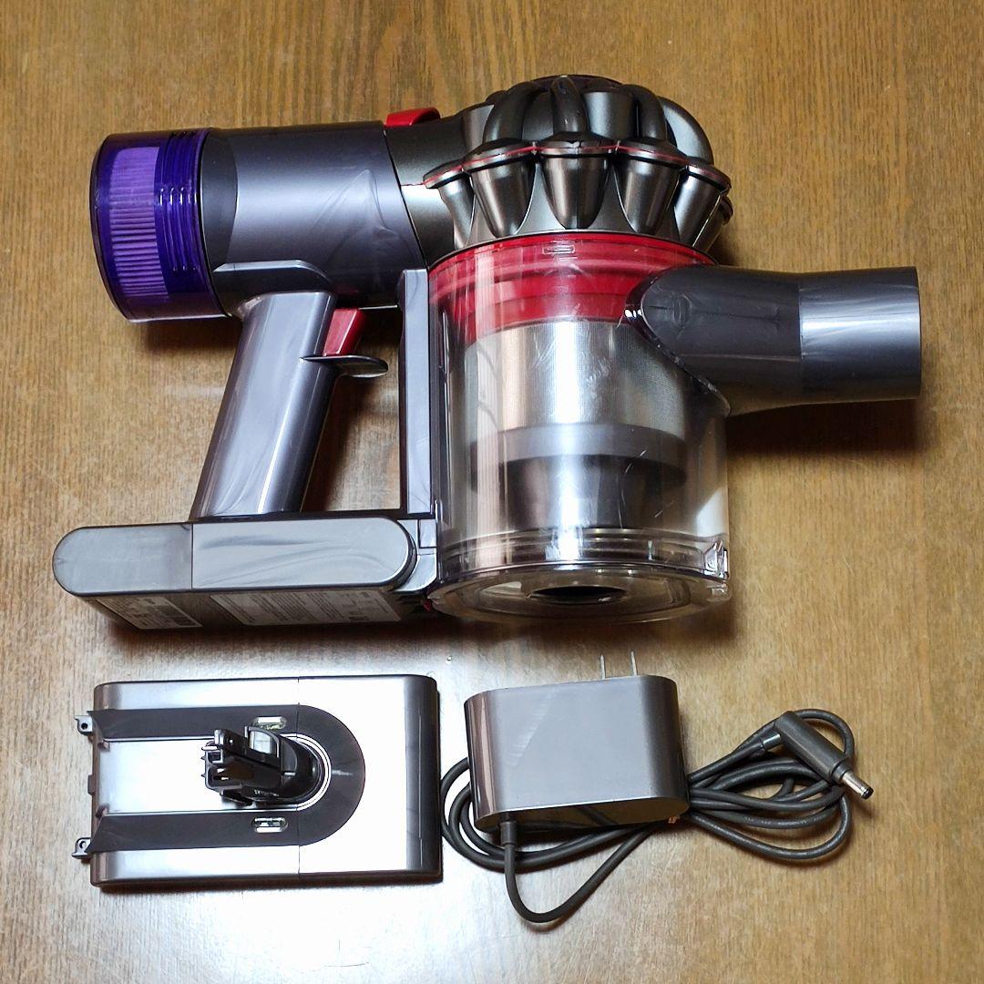 ダイソンV8 SV10K掃除機 完全分解清掃済み動作品 純正バッテリー２つセット