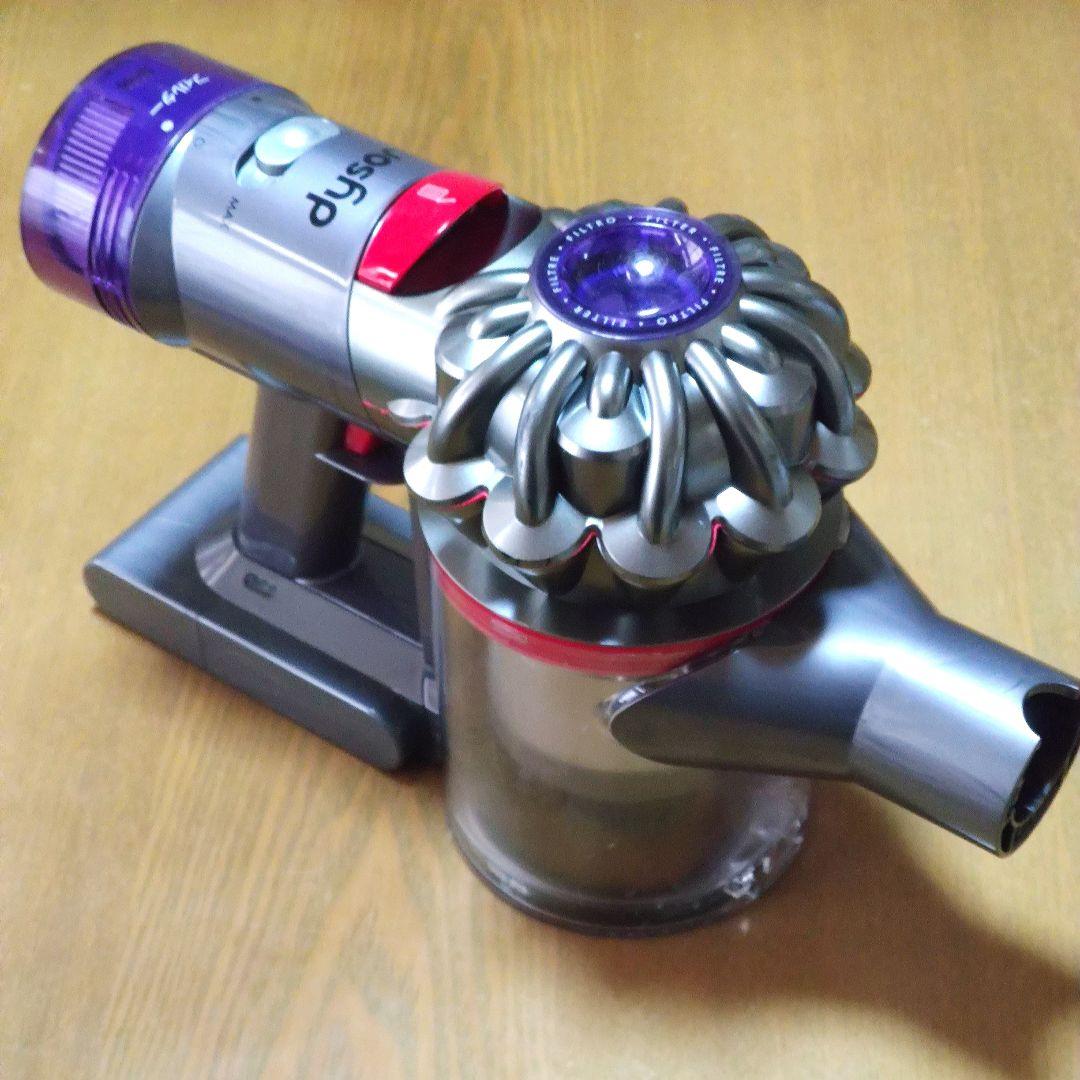 ダイソンV8 SV10K掃除機 完全分解清掃済み動作品 純正バッテリー２つセット