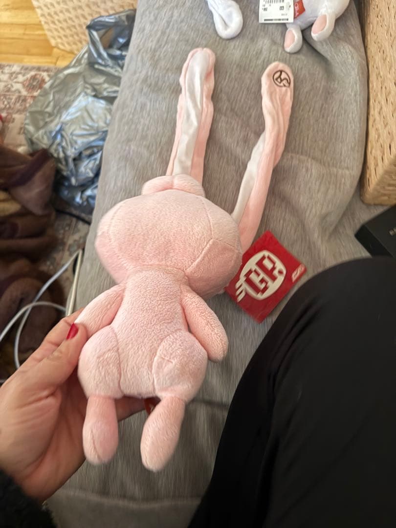 ピンクのウサギぬいぐるみ GEP