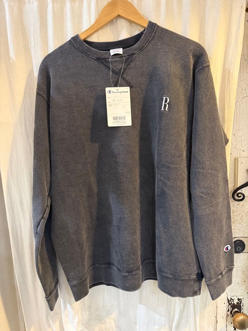 ロンハーマン×チャンピオン フレンチテリー Rロゴ スウェットプルオーバー M