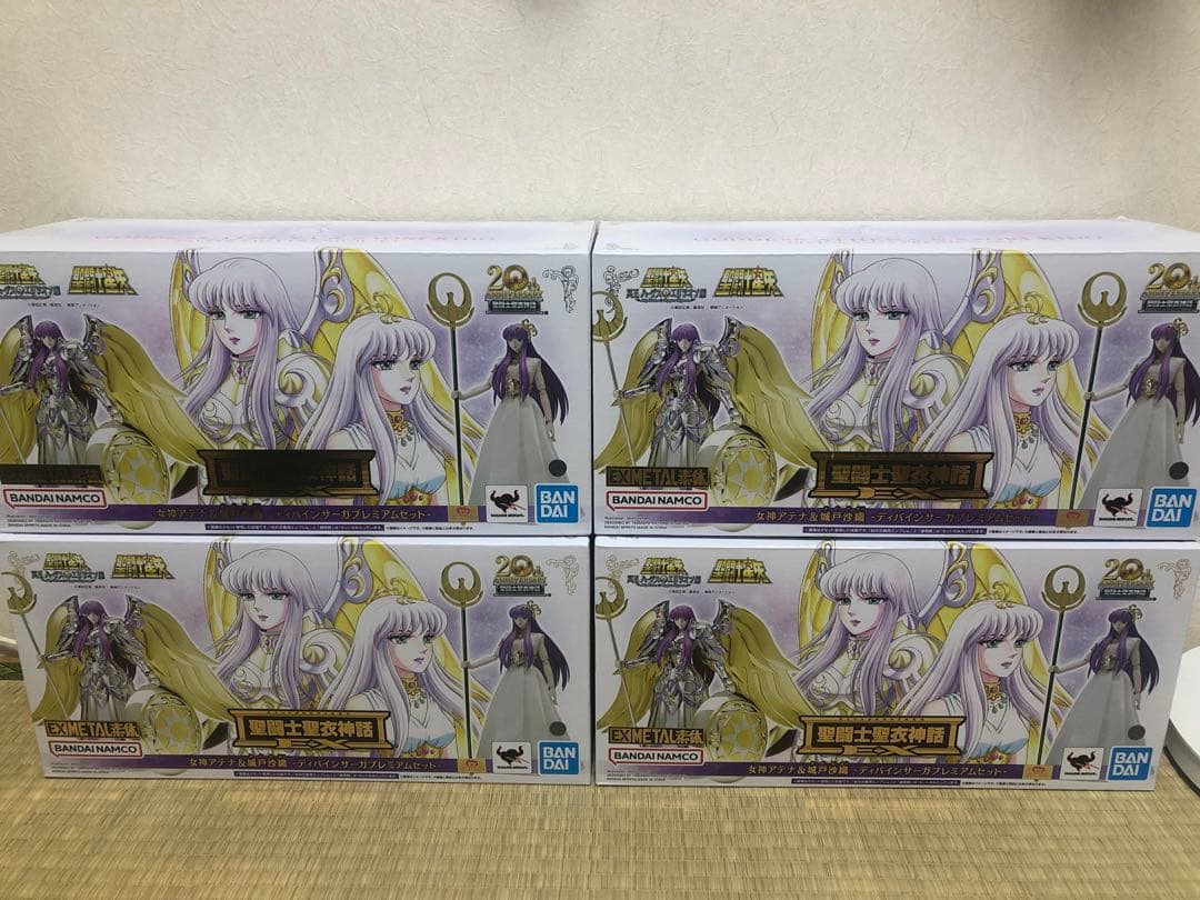 聖闘士聖衣神話EX 女神アテナ＆城戸沙織 -ディバインサーガプレミアム4セット