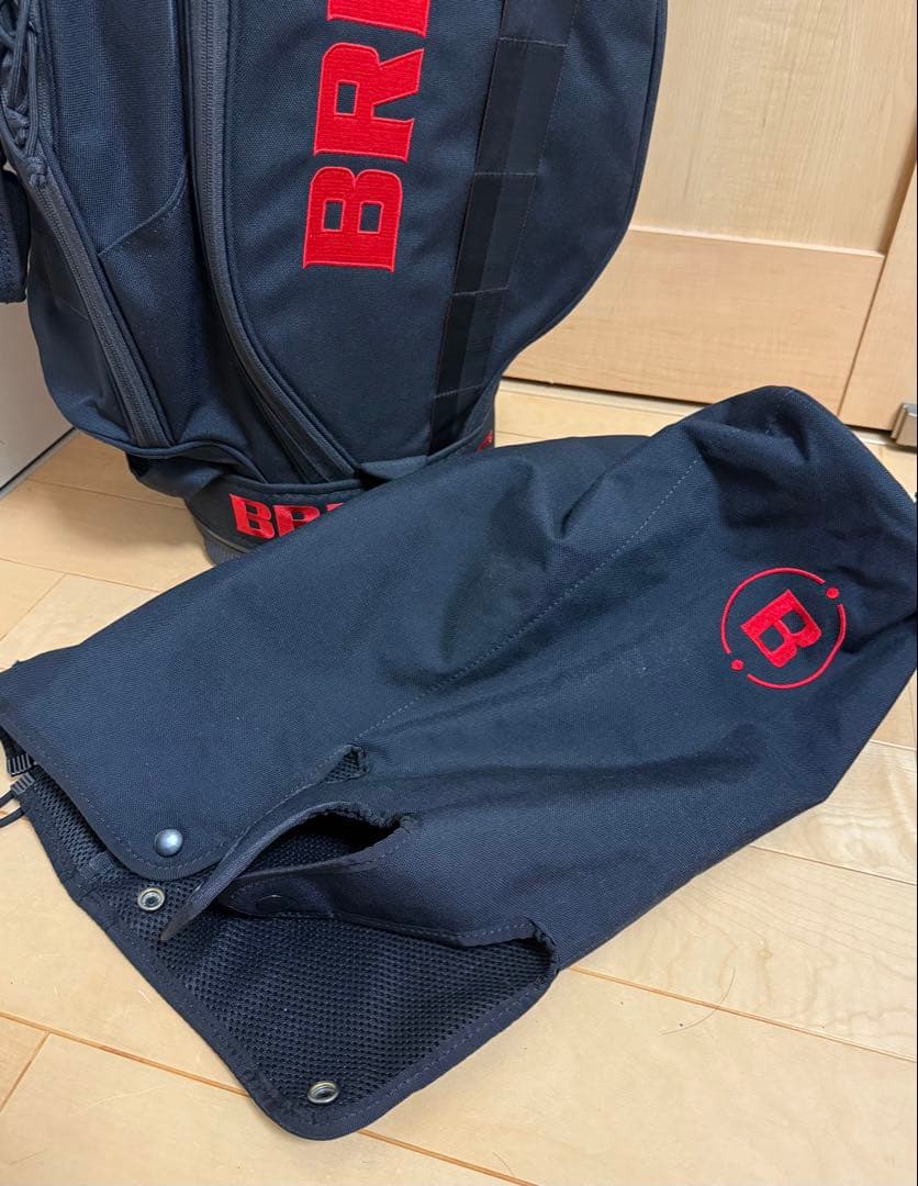 美品★ブリーフィング★キャディバッグ★ゴルフ★BRIEFING★ゴルフバッグ★黒