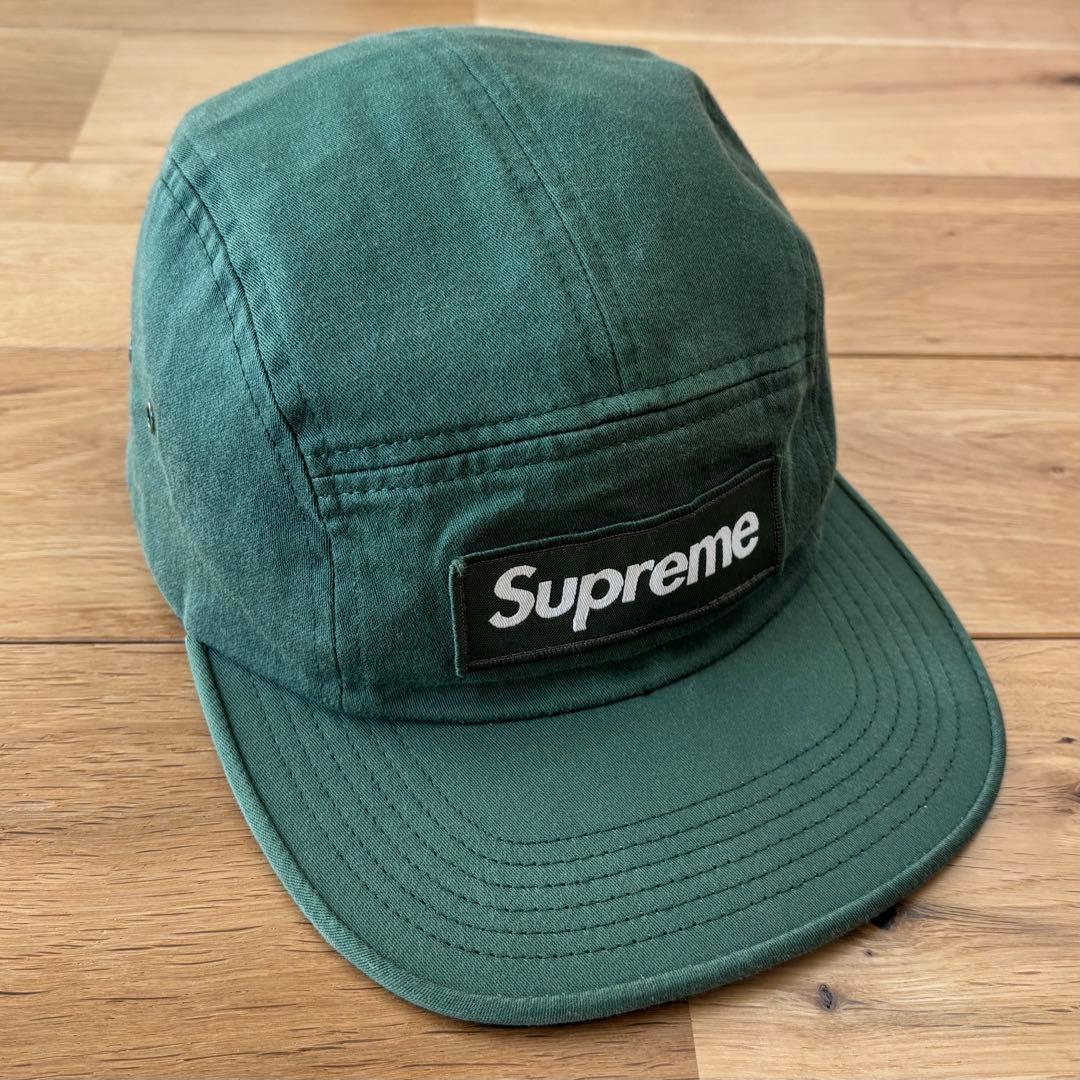 【希少色】Supreme Washed Chino Twill Camp Cap