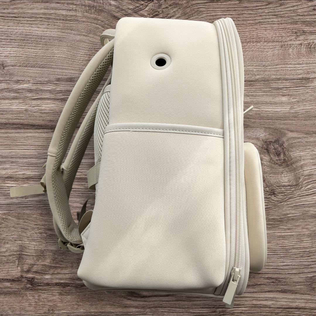 モンシェリ　ペット用キャリーバッグ　ベージュ　小型犬向け　5キロまで