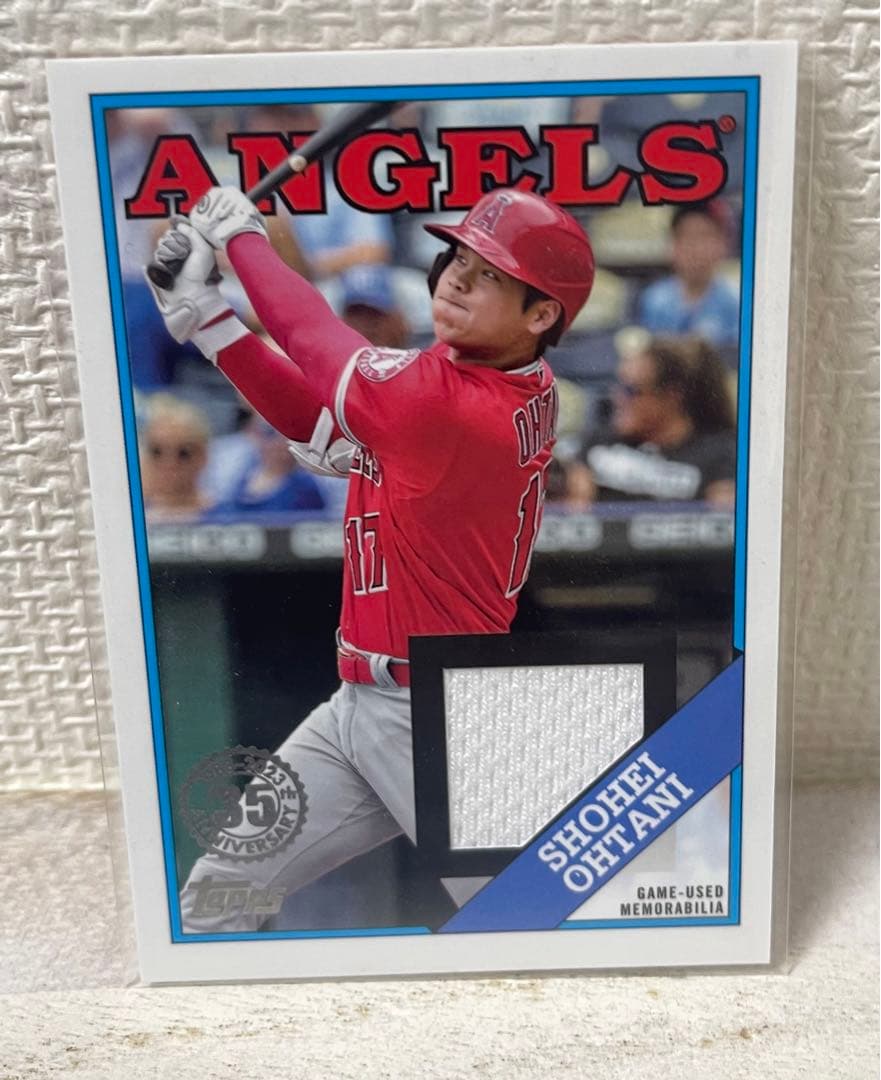 【希少】大谷 翔平 試合実使用　ジャージ 2023 topps カード