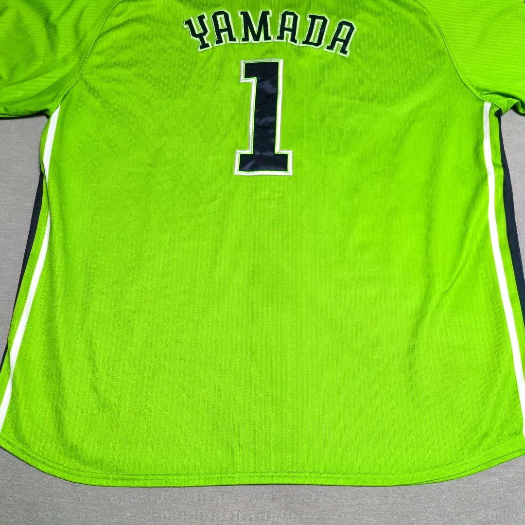 東京ヤクルトスワローズ 山田哲人 刺繍 ユニフォーム マジェスティック XL