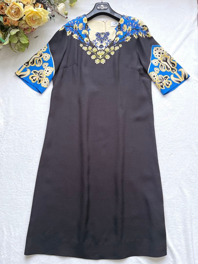 最終値下げ セール☆21万 極美品 エトロ 洗練 プレシャス ゆったり ドレス