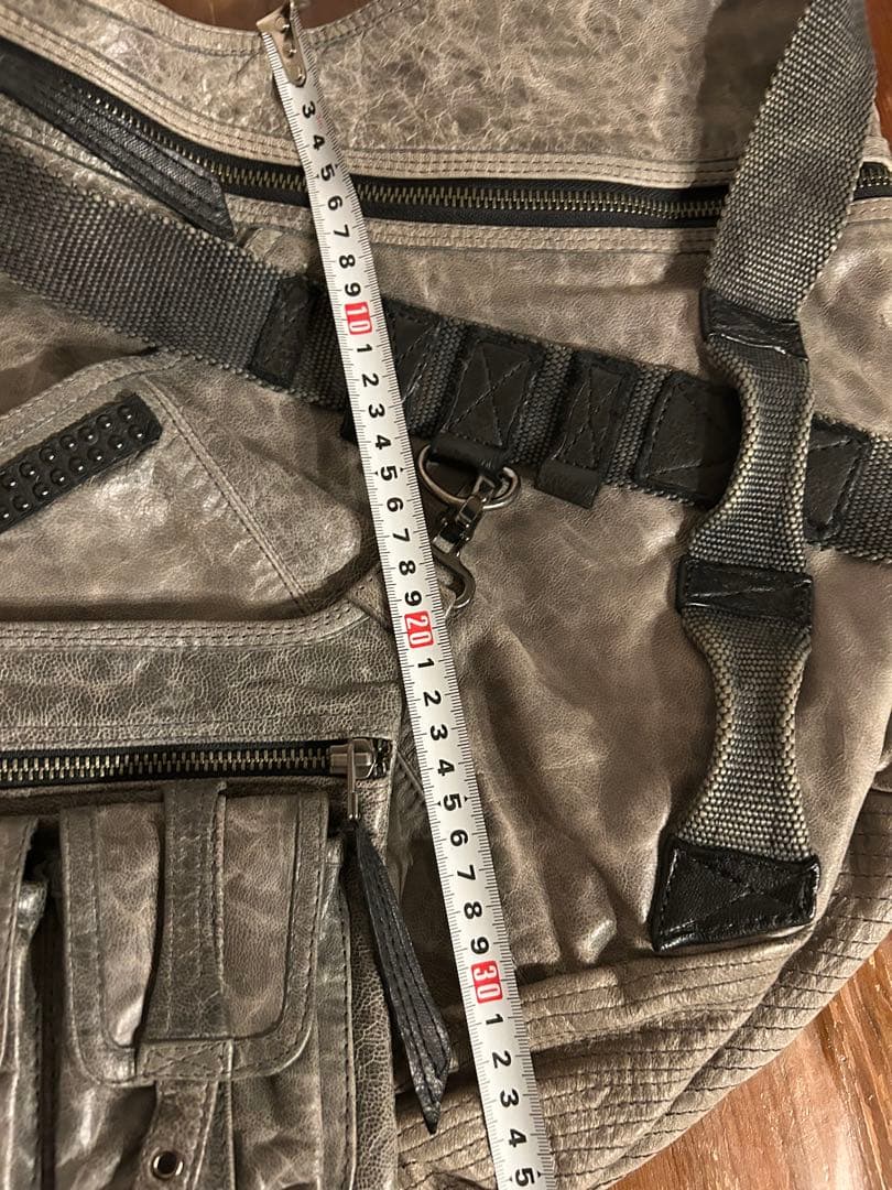 kmrii レザー　ショルダーバッグ　Y2k 初期　セパレート　ケムリ