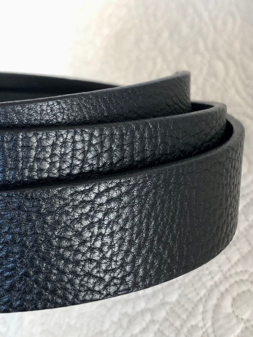 J.LINDEBERG レザーベルト ゴルフ ブラック イタリア製 男女兼用