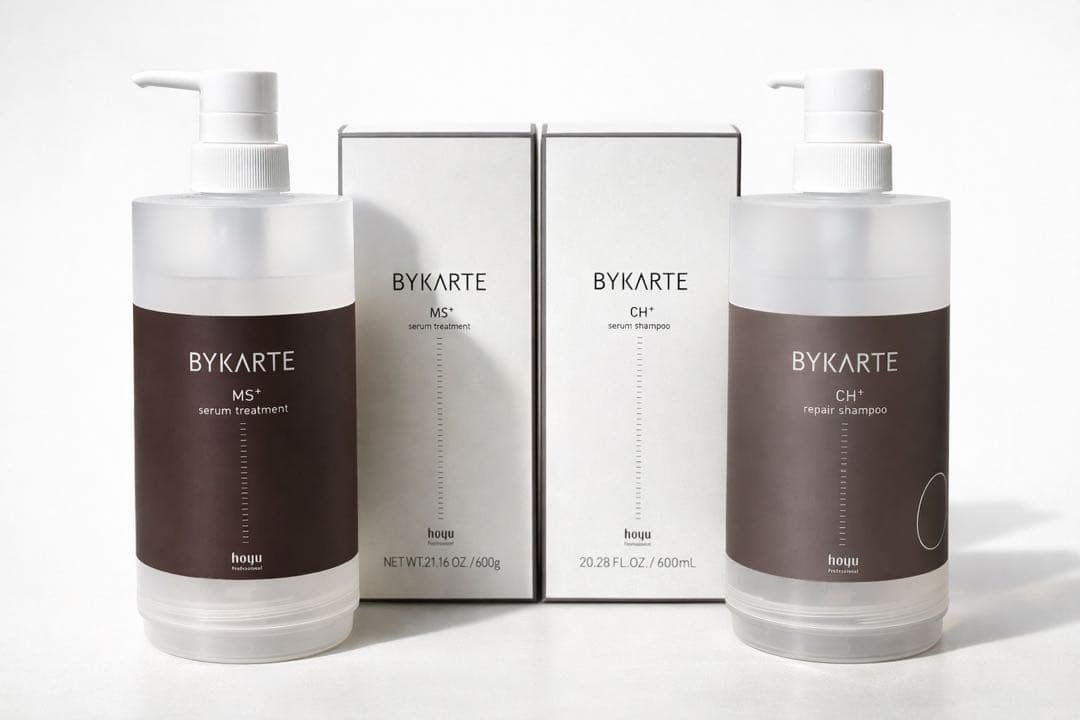 バイカルテCHシャンプー600ml＆MSトリートメント600g セット 容器付き