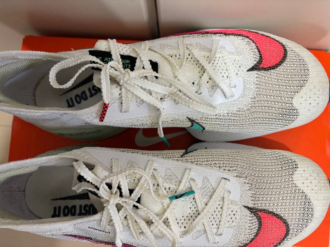 Nike Air Zoom Alphafly1 初代ホワイト/ピンク/グリーン