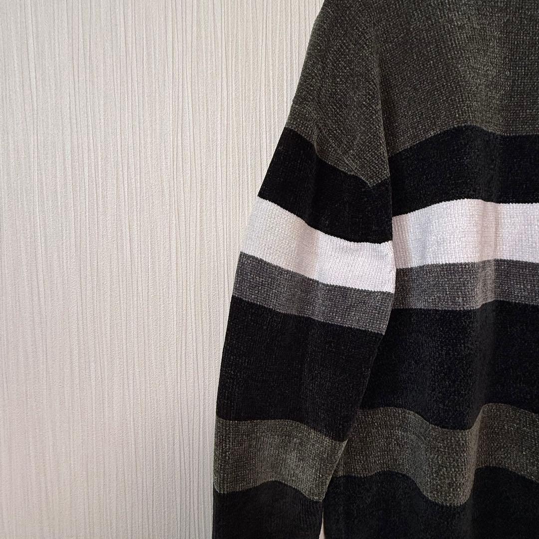 【完売品】Supreme シェニール ボーダー セーター