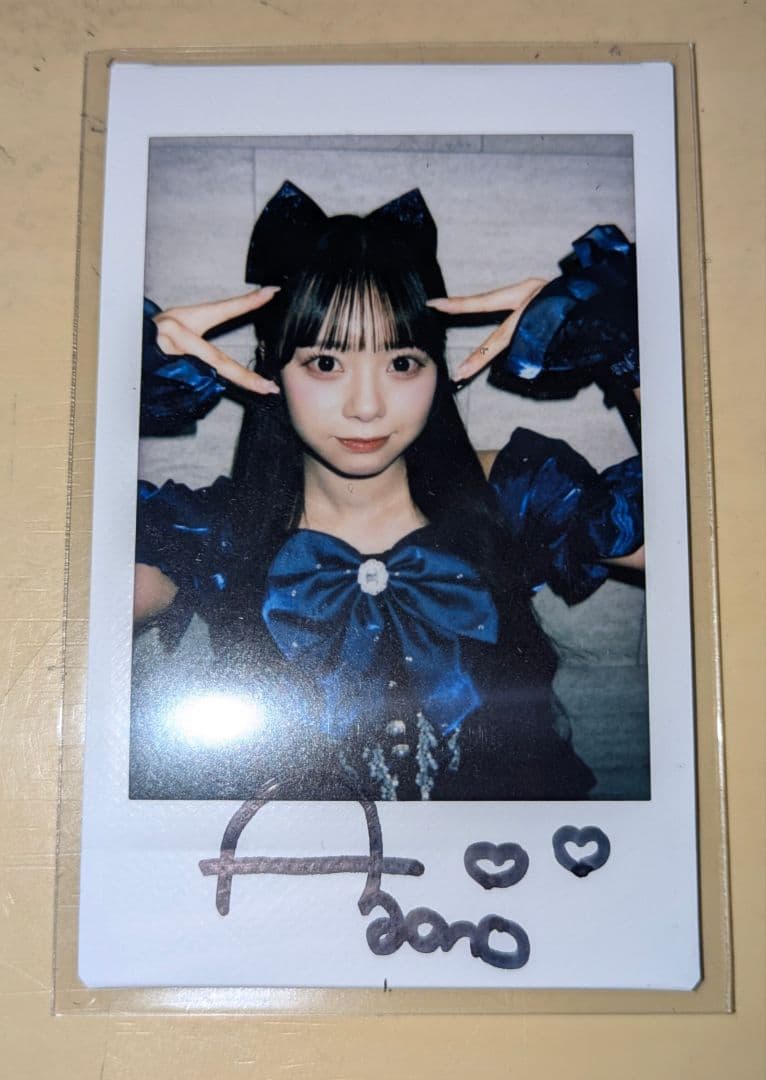 2025 増田彩乃 生誕祭ライブ衣装 サイン入りチェキ