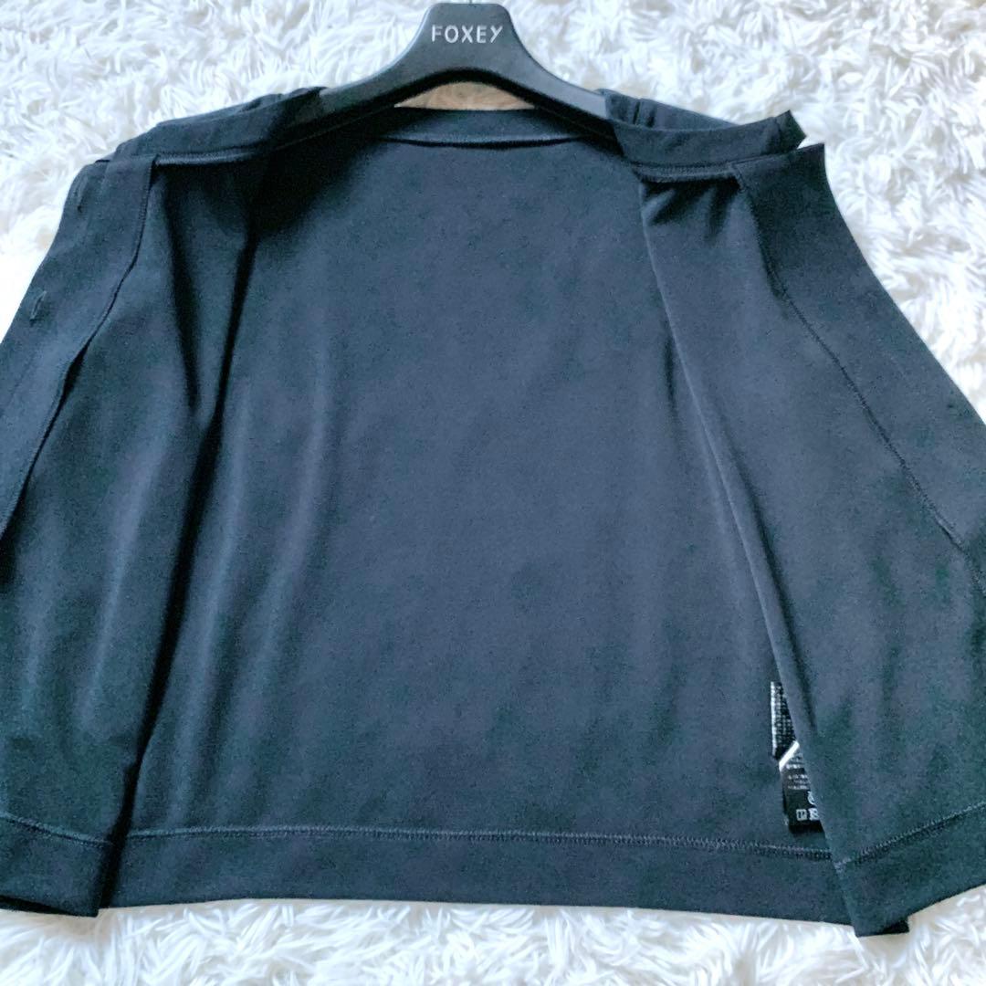 未使用級✨フォクシーニューヨーク LADY BOW カーディガン 袖ロゴ