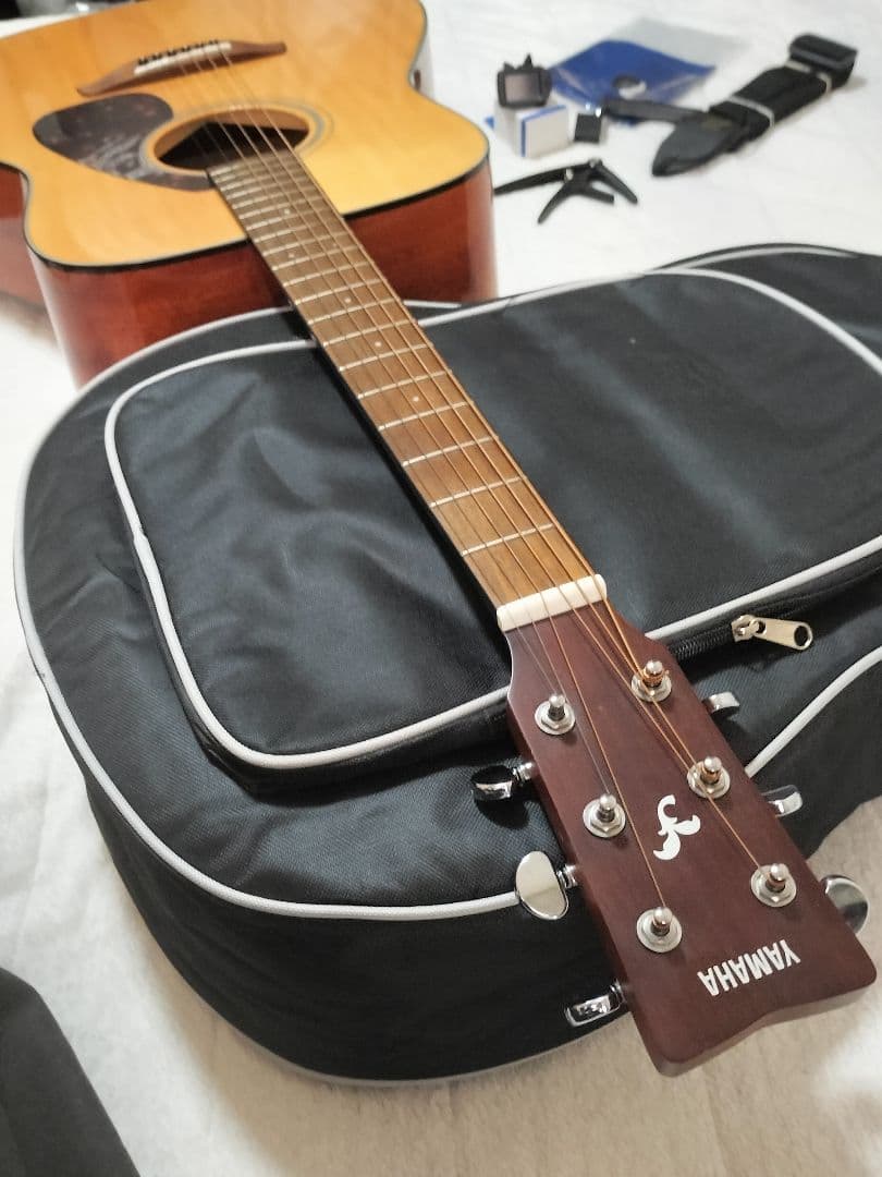 YAMAHA FG-800 トップ単板 ケース付 初心者にもオススメ