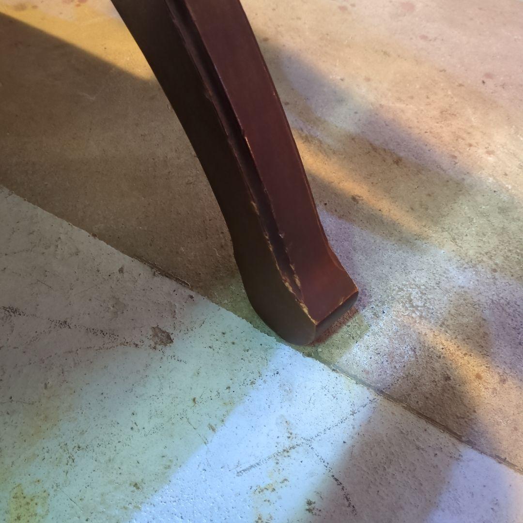 マルニ木工◆ビンテージ　ラタン　本革　ソファ　アーム　チェア 椅子 イス ④