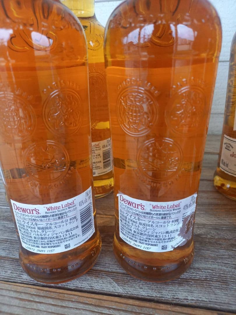 デュワーズ　ホワイトラベル　４０度　700ml　8本セット　訳あり！