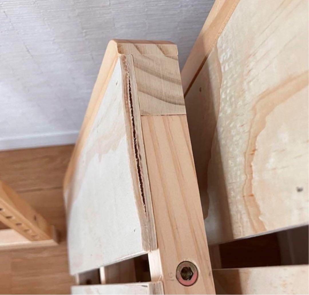 そいねーる+ロング　ナチュラルウッド ベビーベッド マットレス付き