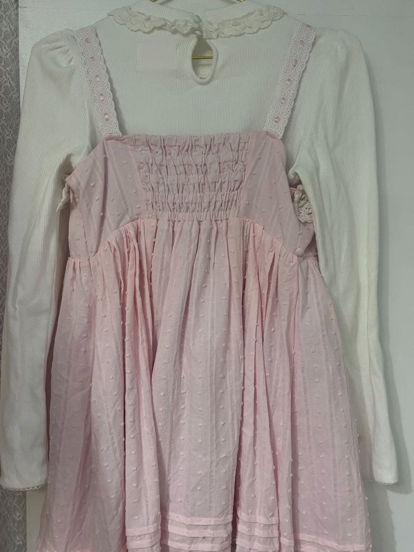 fiorforte ローズトップス・ジャンパースカート