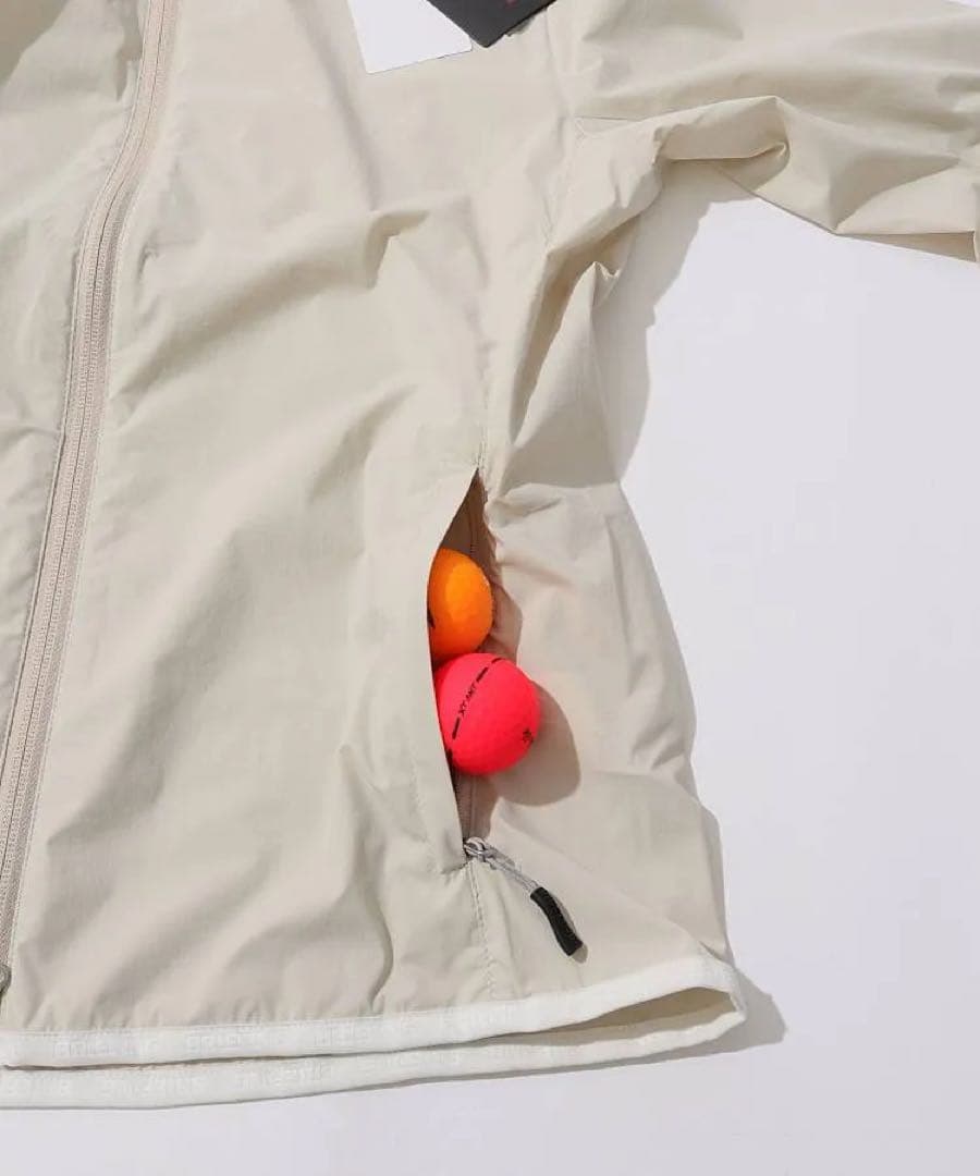 ブリーフィングゴルフ 【撥水ストレッチ】スタンドネックシャカブルゾン　美品