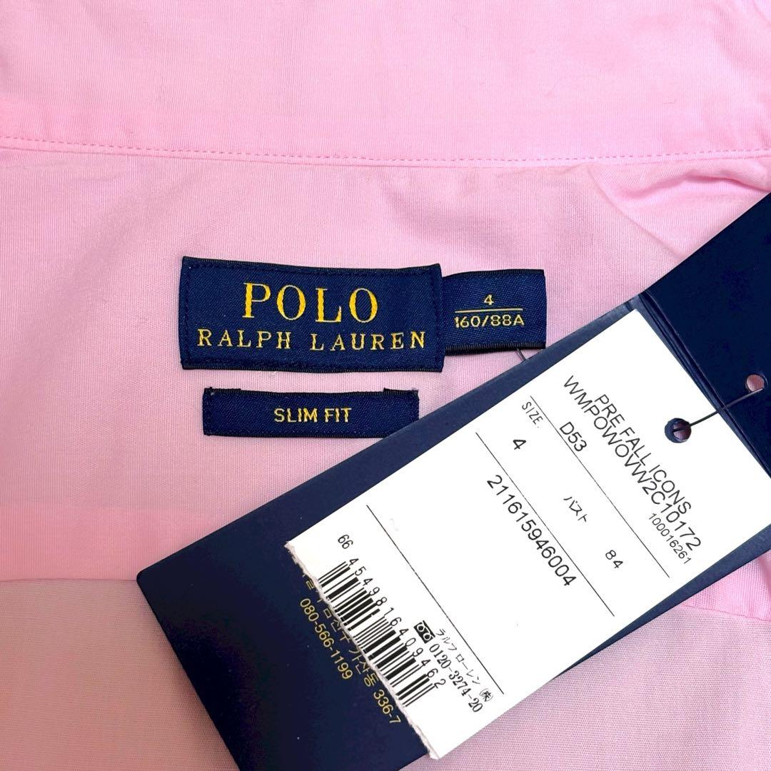 【新品未使用】 ラルフローレン シャツ ブラウス ピンク　NO3594