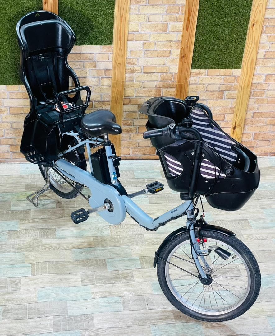 超人気色 超大容量 パナソニック 子供乗せ電動アシスト自転車 H3329