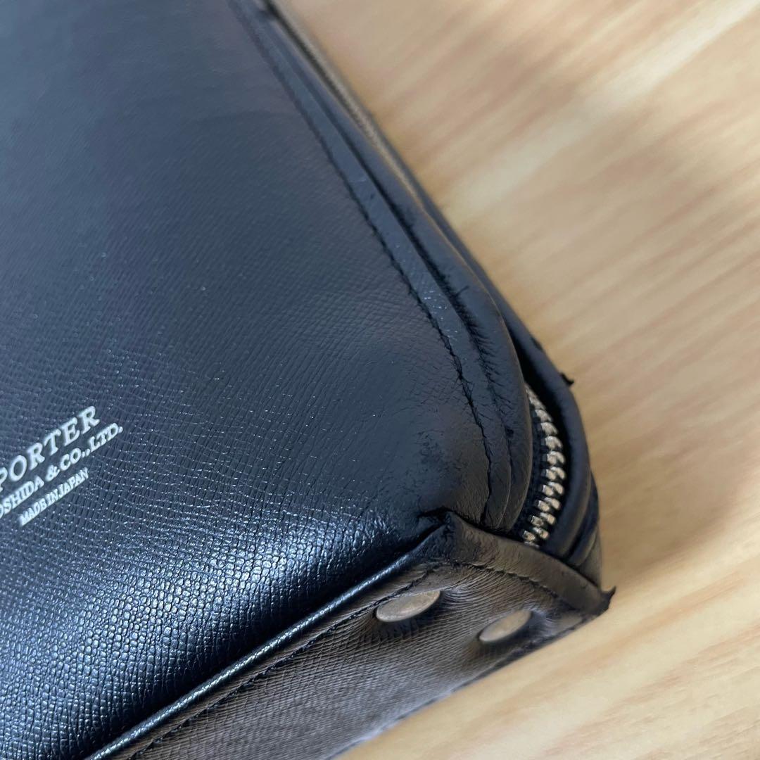 ポーター　アベニュー ビジネスバッグ　レザー　ブラック
