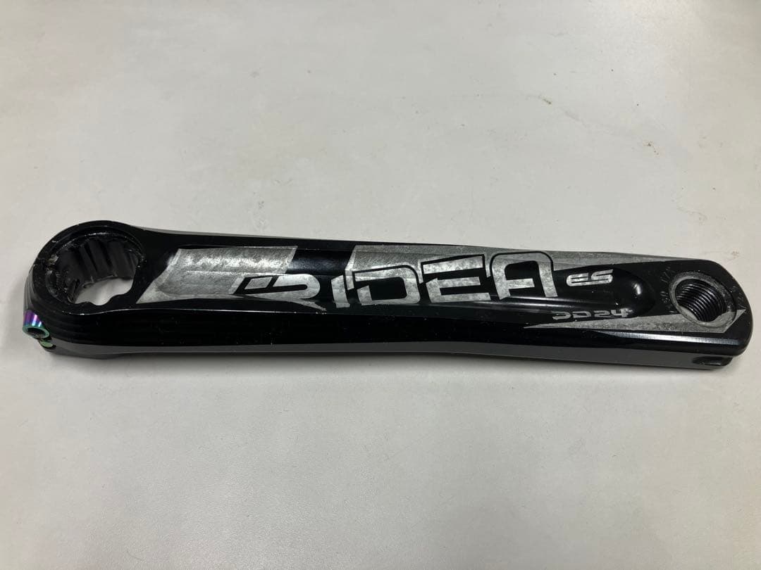 RIDEA POWERING 楕円クランクセット 52/35T チタンシャフト