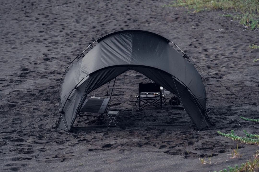 TOKYO CRAFTS 東京クラフト　テンビシェルター　ブラック　ルーフ付き