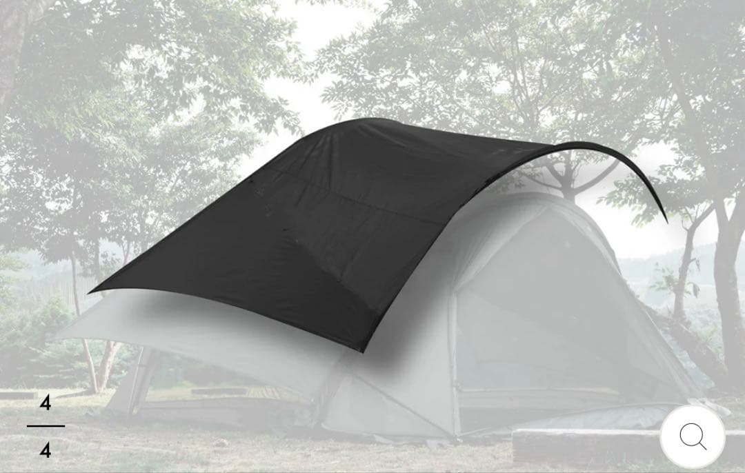 TOKYO CRAFTS 東京クラフト　テンビシェルター　ブラック　ルーフ付き