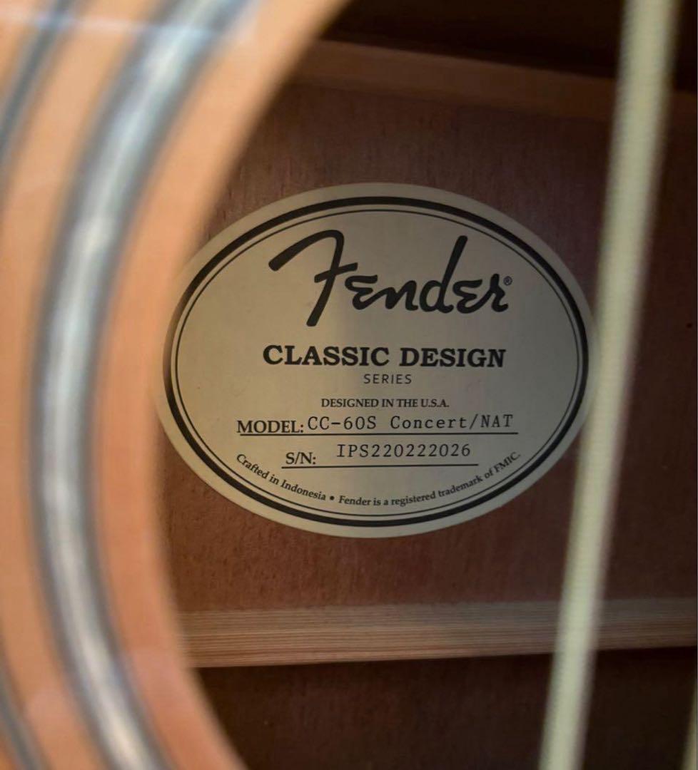 Fender CC-60Sアコースティックギター