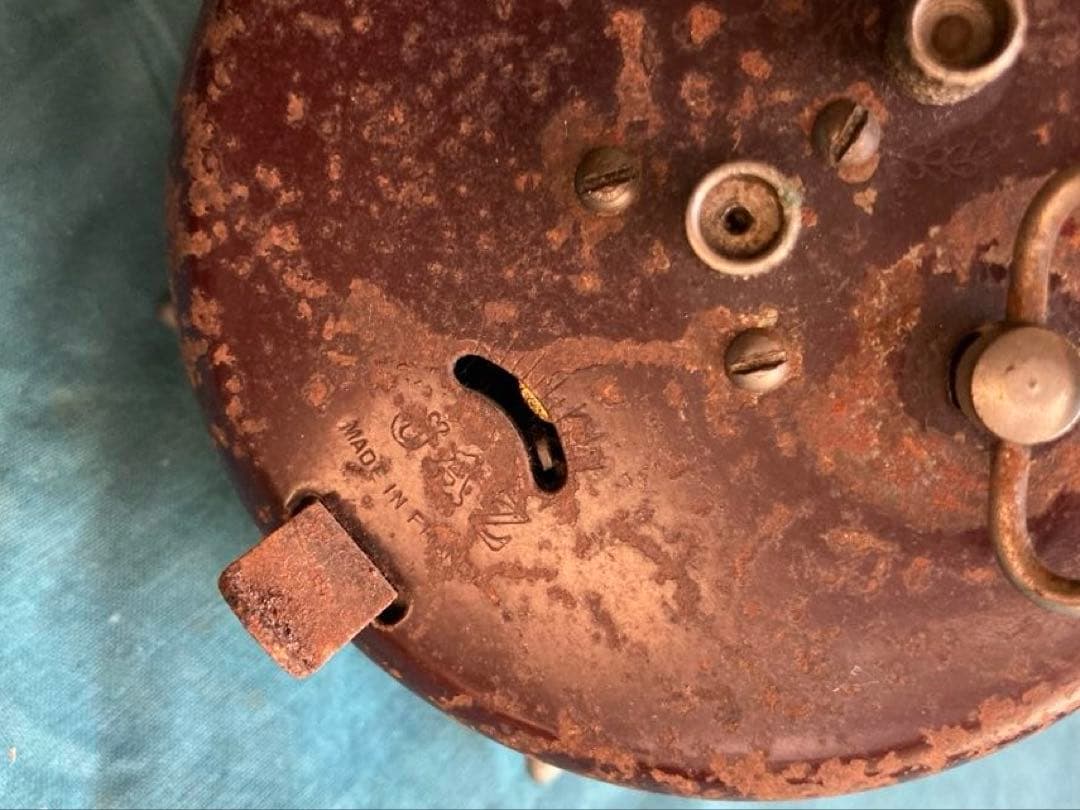 アンティーク　フランス　JAZ 目覚まし時計　稼働品