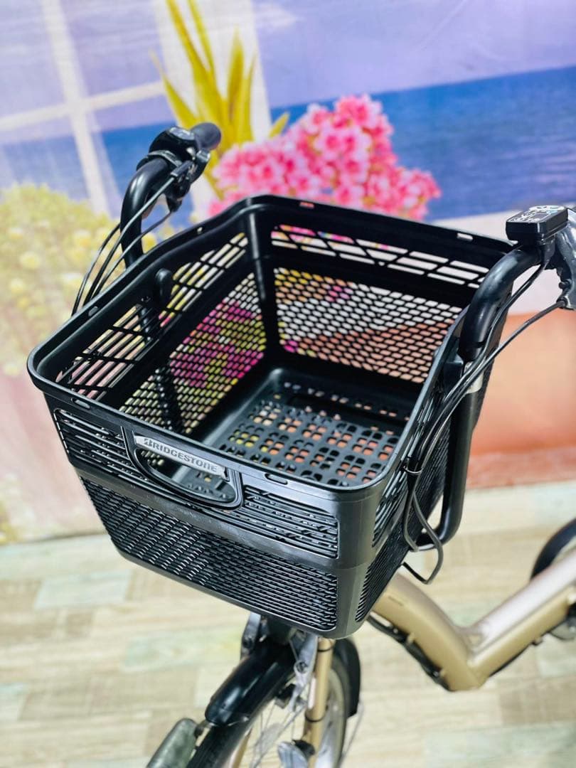 破格！アンジェリーノ26インチ⭐️ブリヂストン子供乗せ電動アシスト自転車Y2536