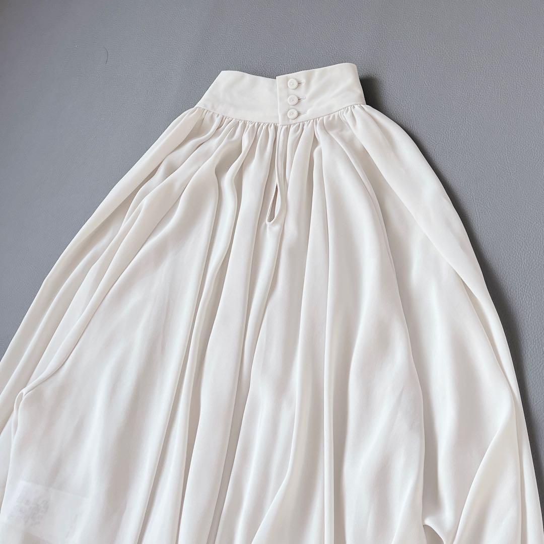 タグ付き✨BEIGE，RHYL ジョーゼット　スタンドカラー　ブラウス